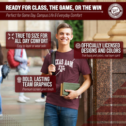 Texas A&M Aggies NCAA Adult Gameday Cotton T-Shirt - Maroon