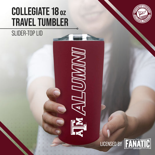 Texas A&M Aggies Collegiate Stainless Steel Travel Tumbler for Alumni - Maroon