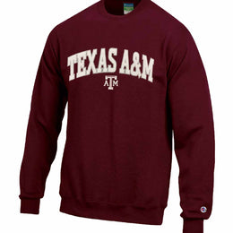 Texas A&M Aggies Adult Tackle Twill Crewneck - Maroon