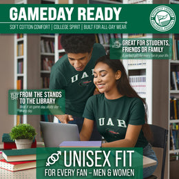 UAB Blazers NCAA Adult Gameday Cotton T-Shirt - Green