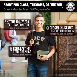 Central Florida Knights NCAA Adult Gameday Cotton T-Shirt - Black