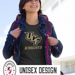 Central Florida Knights Adult MVP Heathered Cotton Blend T-Shirt - Black
