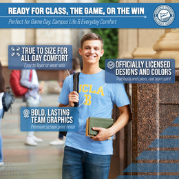 UCLA Bruins NCAA Adult Gameday Cotton T-Shirt - Light Blue