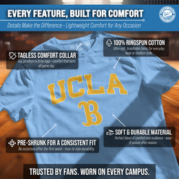 UCLA Bruins NCAA Adult Gameday Cotton T-Shirt - Light Blue