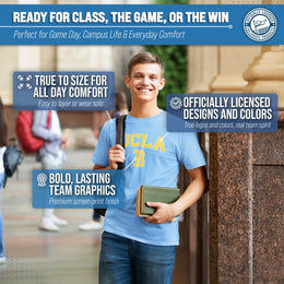 UCLA Bruins NCAA Adult Gameday Cotton T-Shirt - Light Blue