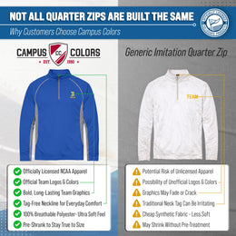 UCLA Bruins Mens NCAA Campus Classic Long Sleeve 1/4 Zip Windshirt - Royal