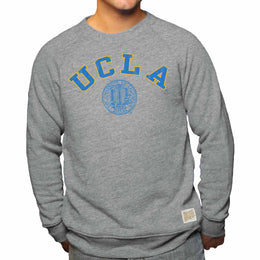 UCLA Bruins College Gray University Seal Crewneck Sweatshirt - Gray