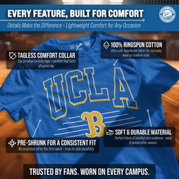 UCLA Bruins NCAA Adult Unisex Overtime Classics T-Shirt - Blue