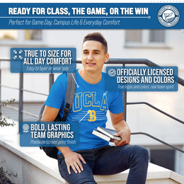 UCLA Bruins NCAA Adult Unisex Overtime Classics T-Shirt - Blue