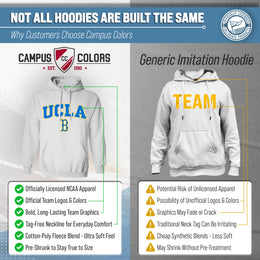 UCLA Bruins Adult Arch & Logo Soft Style Gameday Hooded Sweatshirt - White