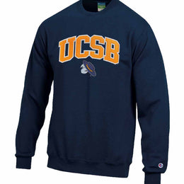 UCSB Gauchos Adult Tackle Twill Crewneck - Navy