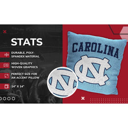 North Carolina Tar Heels NCAA Decorative Pillow - Carolina Blue