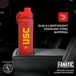 USC Trojans NCAA Stainless Steel Water Bottle - Cardinal