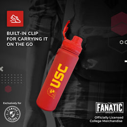 USC Trojans NCAA Stainless Steel Water Bottle - Cardinal