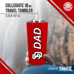 University of South Dakota Coyotes NCAA Stainless Steel Travel Tumbler for Dad - Red