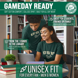 USF Bulls NCAA Adult Gameday Cotton T-Shirt - Green