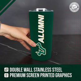 USF Bulls Collegiate Stainless Steel Travel Tumbler for Alumni - Green