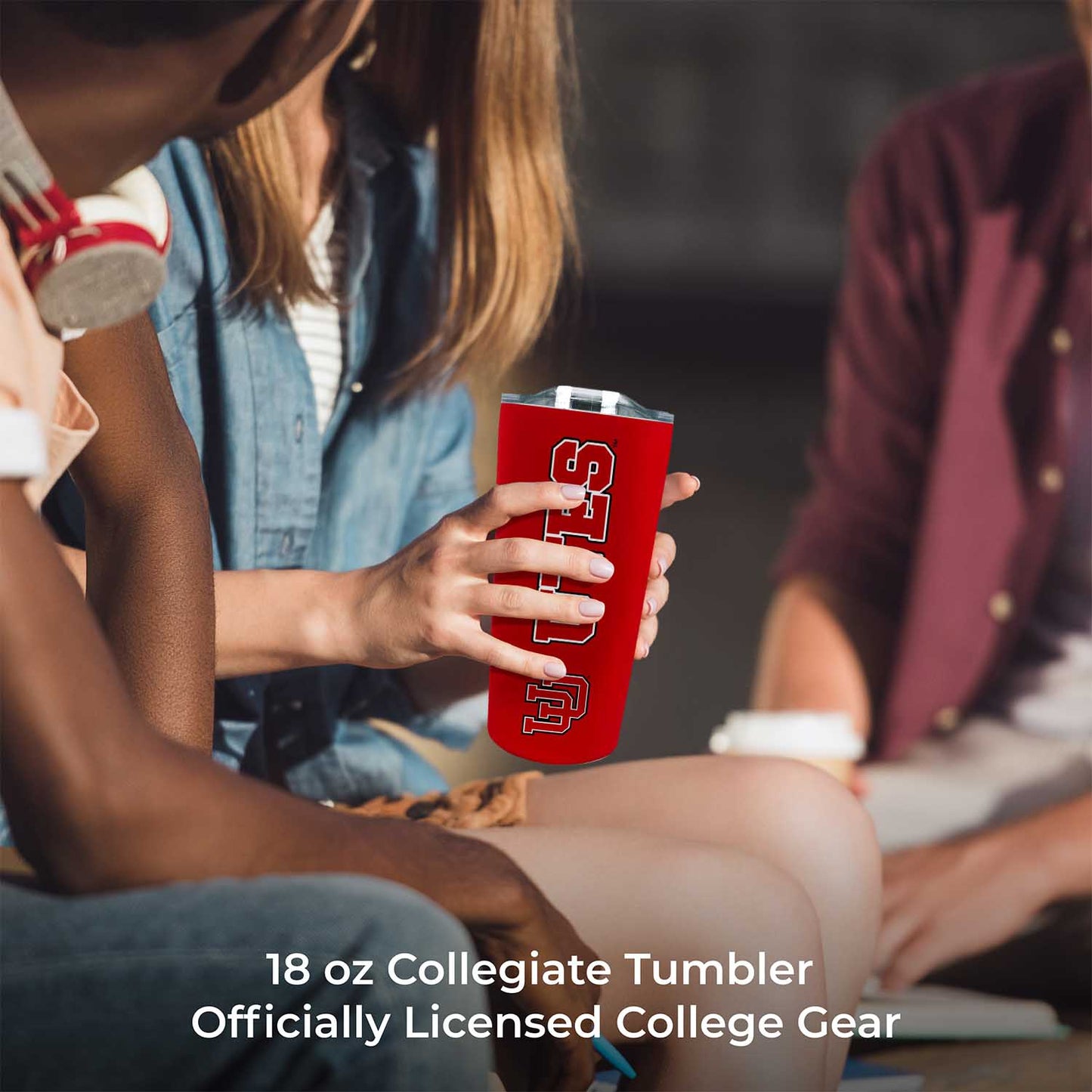 Utah Utes NCAA Stainless Steel Tumbler perfect for Gameday - Red