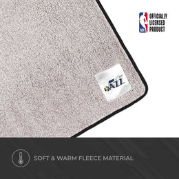 Utah Jazz NBA Silk Touch Sherpa Throw Blanket - Navy