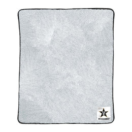 Vanderbilt Commodores NCAA Silk Sherpa College Throw Blanket - Black
