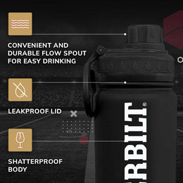 Vanderbilt Commodores NCAA Stainless Steel Water Bottle - Black