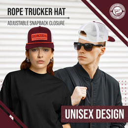 Virginia Tech Hokies NCAA Adult Elite Everyday Adjustable Mesh Trucker Hat - Maroon