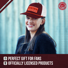 Virginia Tech Hokies NCAA Adult Elite Everyday Adjustable Mesh Trucker Hat - Maroon