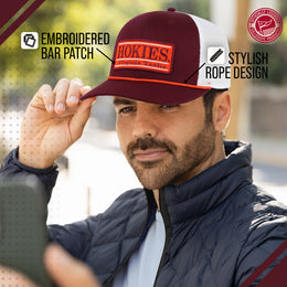 Virginia Tech Hokies NCAA Adult Elite Everyday Adjustable Mesh Trucker Hat - Maroon