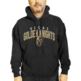 Las Vegas Golden Knights NHL Adult Unisex Powerplay Hooded Sweatshirt - Black Heather