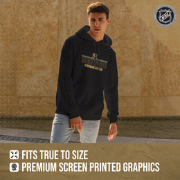 Las Vegas Golden Knights NHL Adult Heather Charcoal True Fan Hooded Sweatshirt Unisex - Charcoal