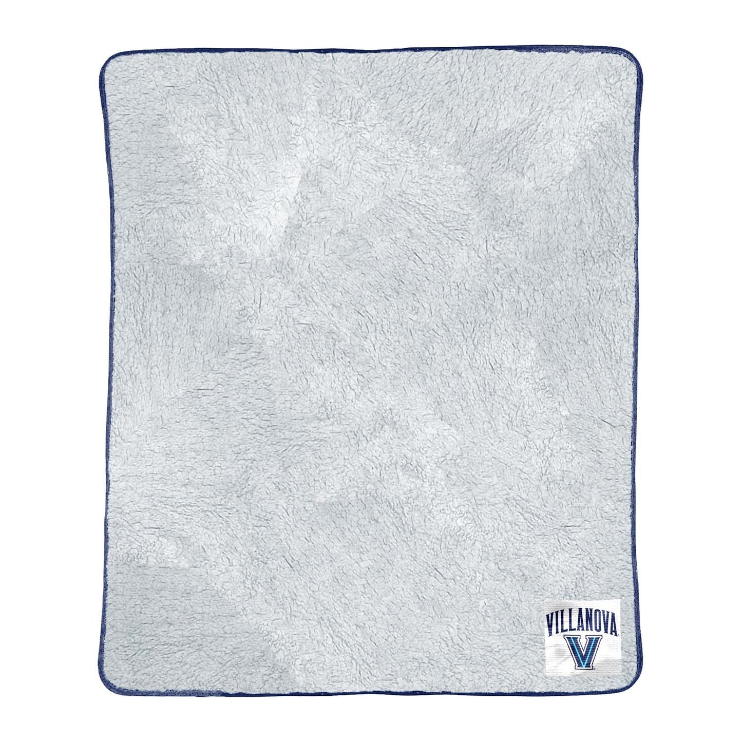 Villanova Wildcats NCAA Silk Sherpa College Throw Blanket - Navy