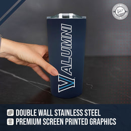 Villanova Wildcats Collegiate Stainless Steel Travel Tumbler for Alumni - Navy