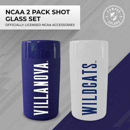 Villanova Wildcats College and University 2-Pack Shot Glasses - Team Color