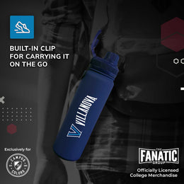 Villanova Wildcats NCAA Stainless Steel Water Bottle - Navy