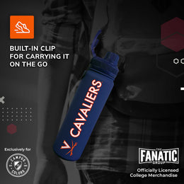Virginia Cavaliers NCAA Stainless Steel Water Bottle - Navy