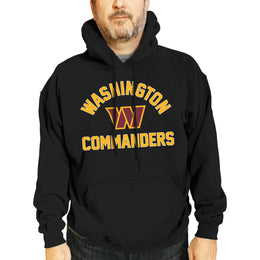 Washington Commanders NFL Adult Gameday Hooded Sweatshirt - Black
