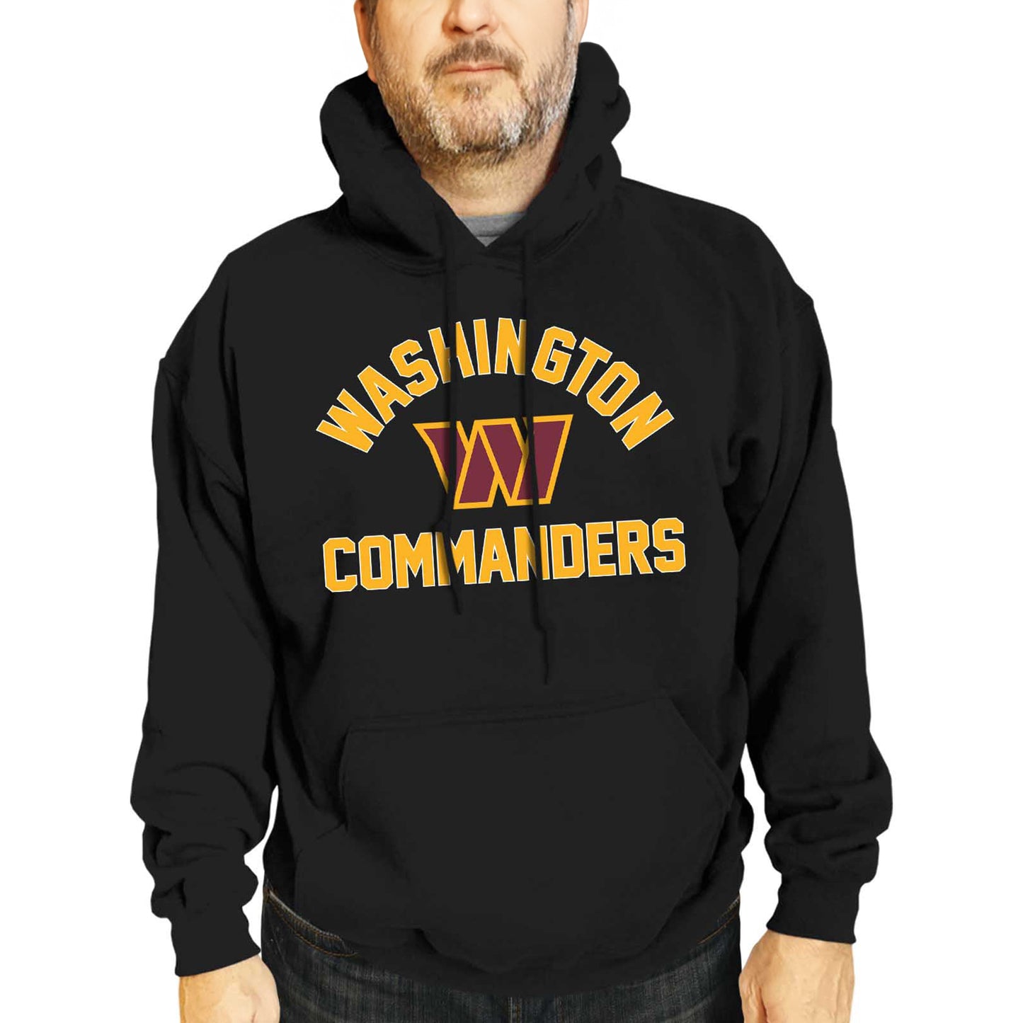 Washington Commanders NFL Adult Gameday Hooded Sweatshirt - Black