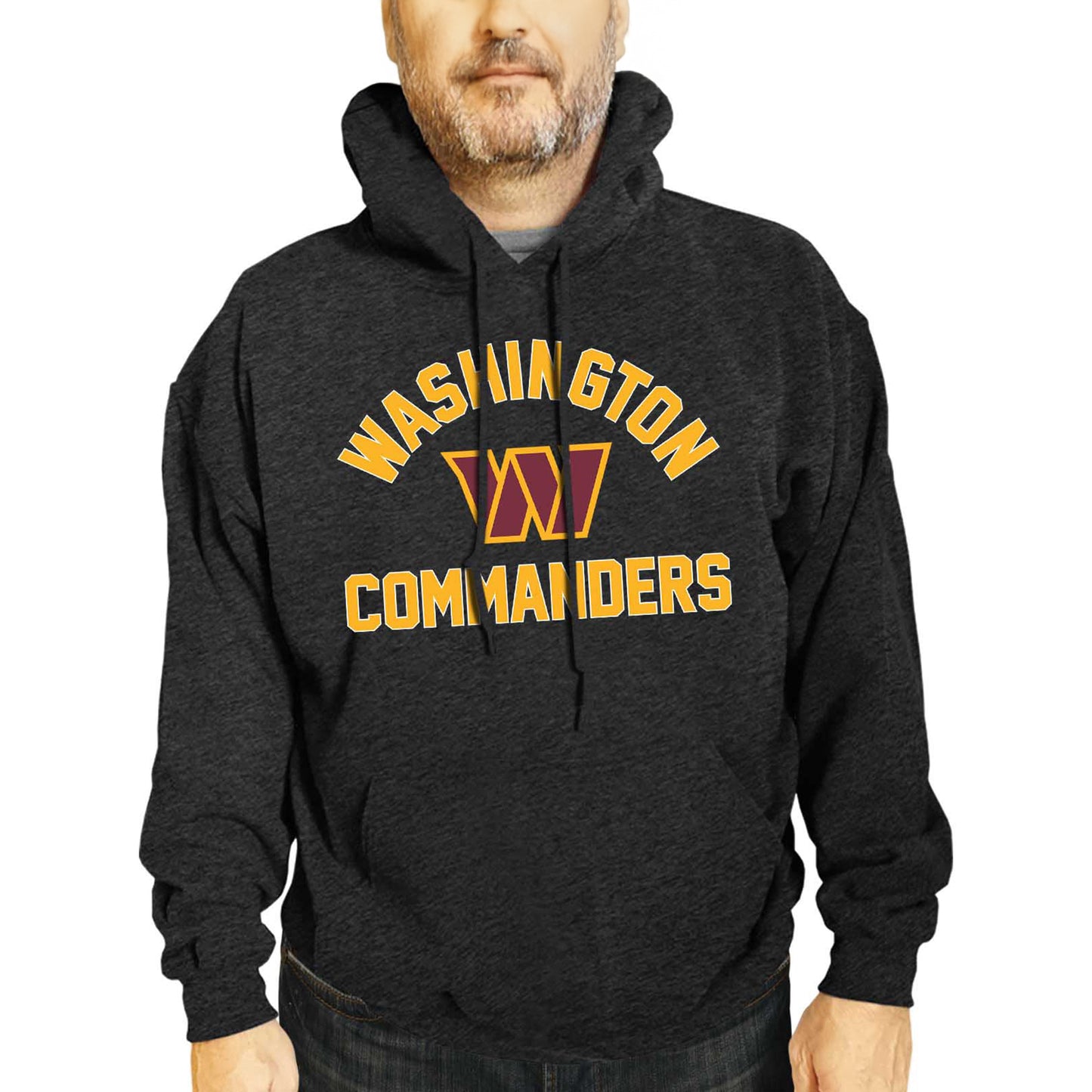 Washington Commanders NFL Adult Gameday Hooded Sweatshirt - Charcoal