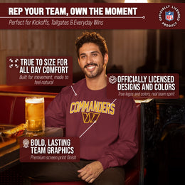 Washington Commanders NFL Home Team Crew - Cardinal