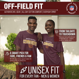 Washington Commanders NFL Starting Fresh Short Sleeve Heather T-Shirt - Maroon