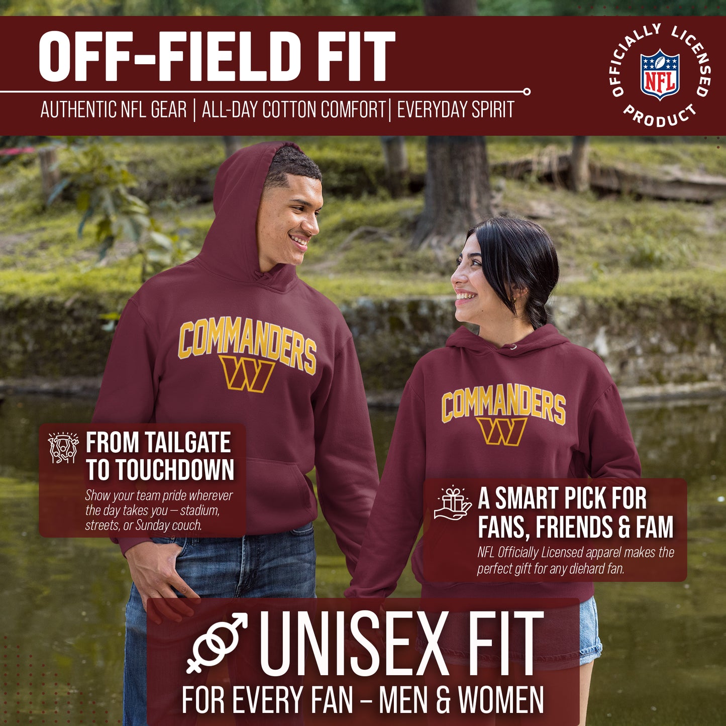 Washington Commanders NFL Home Team Hoodie - Maroon