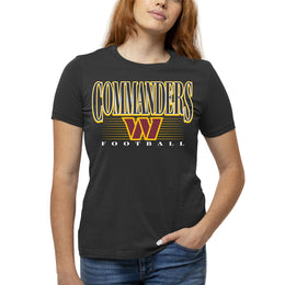 Washington Commanders NFL Womens Overtime Blueprint Tag-Less T-Shirt - Black