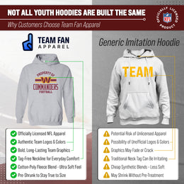 Washington Commanders NFL Youth Property Of Hooded Sweatshirt - Sport Gray