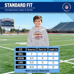 Washington Commanders NFL Youth Property Of Hooded Sweatshirt - Sport Gray