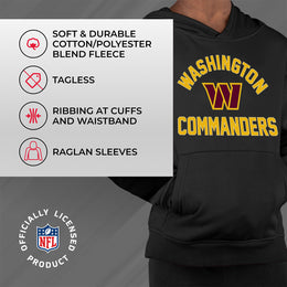 Washington Commanders NFL Youth Gameday Hooded Sweatshirt - Black