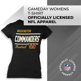 Washington Commanders NFL Gameday Women's Relaxed Fit T-shirt - Black