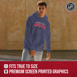 Washington Capitals NHL Adult Unisex Powerplay Hooded Sweatshirt - Navy