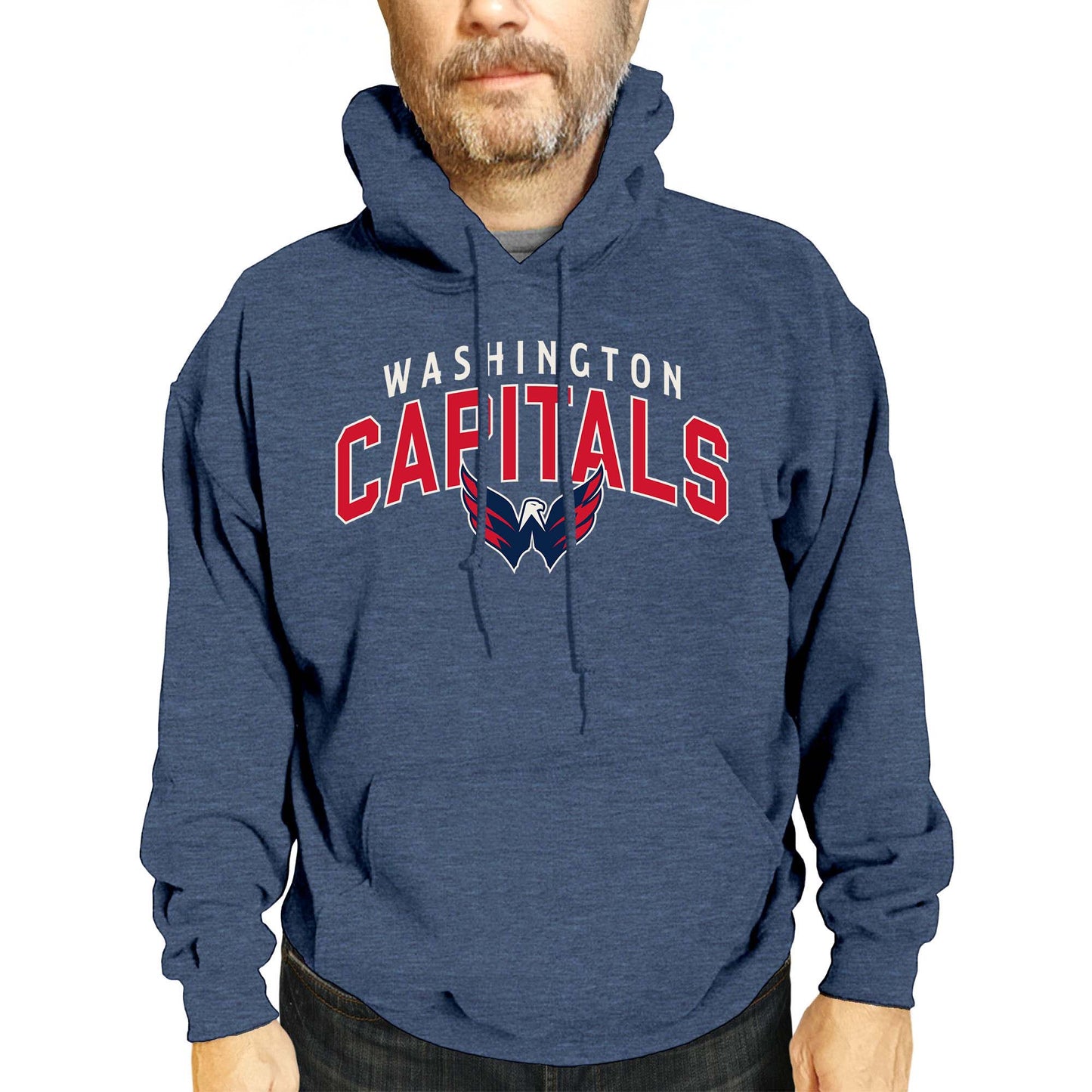 Washington Capitals NHL Adult Unisex Powerplay Hooded Sweatshirt - Navy