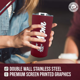 Washington State Cougars NCAA Stainless Steel Travel Tumbler for Mom - Maroon