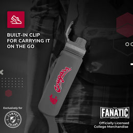 Washington State Cougars NCAA Stainless Steel Water Bottle - Sport Gray